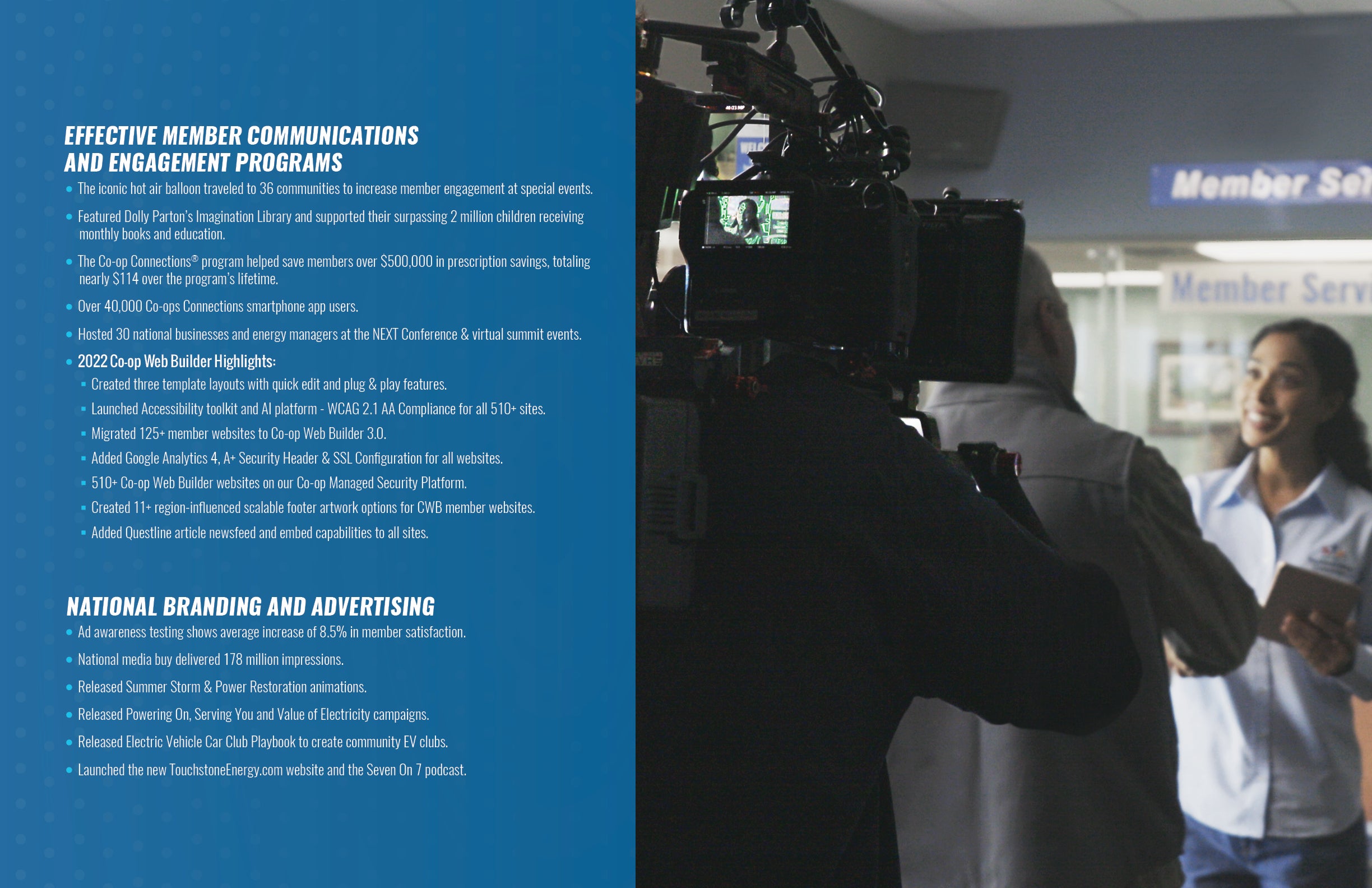 Effective Member Communications & National Advertising