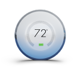 Smart thermostat icon