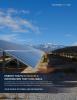 Solar field on a sunny day