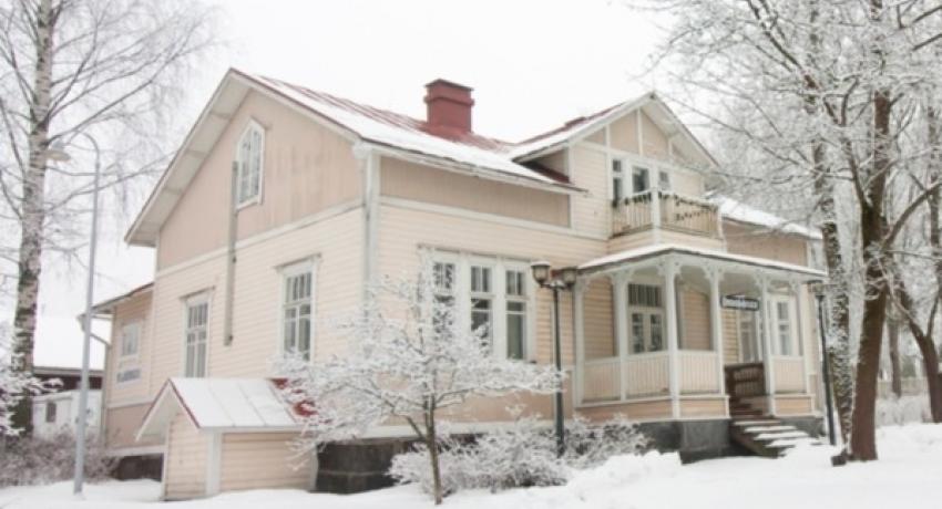House in snow