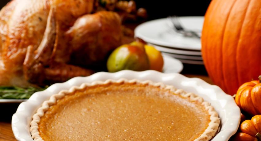 Photo of turkey and pie