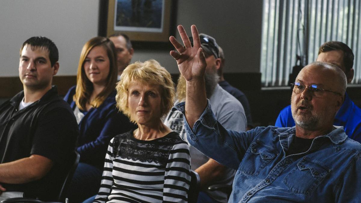 Member Raising His Hand