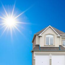 image of a house under the sun