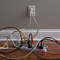 Overloaded power strips